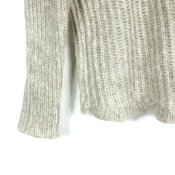 Eileen Fisher Wool Mohair Cowl Neck Knit Sweater - Picture 6 of 8